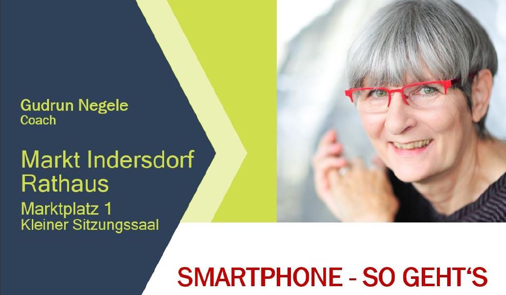 Kostenloser 3-teiliger Smartphone-Kurs für Senioren in  Markt Indersdorf